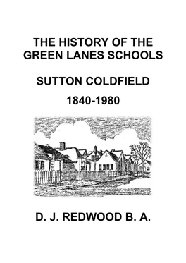 The History of the Green Lanes Schools