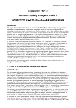 Southwest Anvers Island and Palmer Basin
