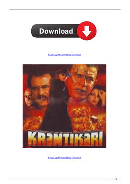 Kranti 3Gp Movie in Hindi Download