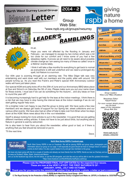 Leader's Ramblings
