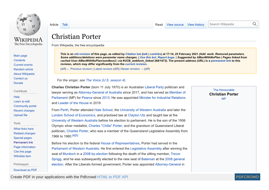 Christian Porter