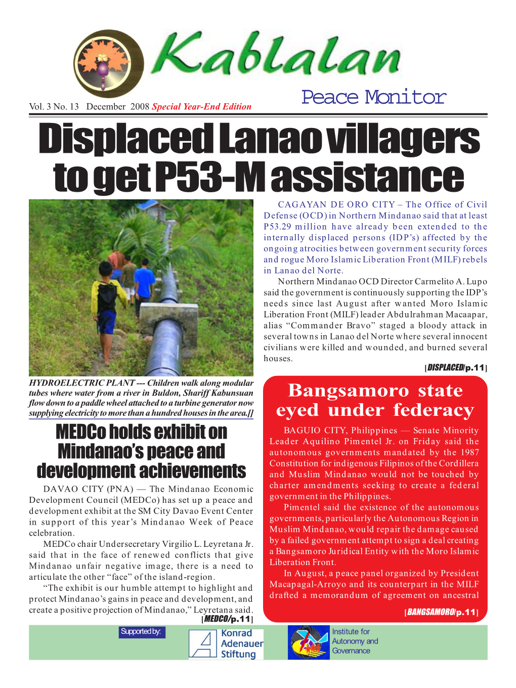 Displaced Lanao Villagers to Get P53-M Assistance