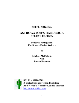 Astrogator's Handbook