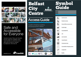Belfast City Centre Symbol Guide