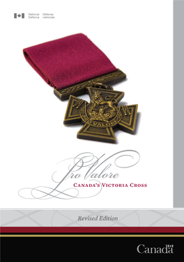 Pro Valore, Canada's Victoria Cross, 24 March