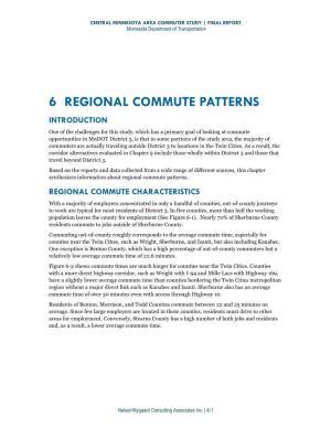 6 Regional Commute Patterns