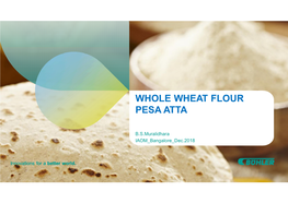 Whole Wheat Flour Pesa Atta