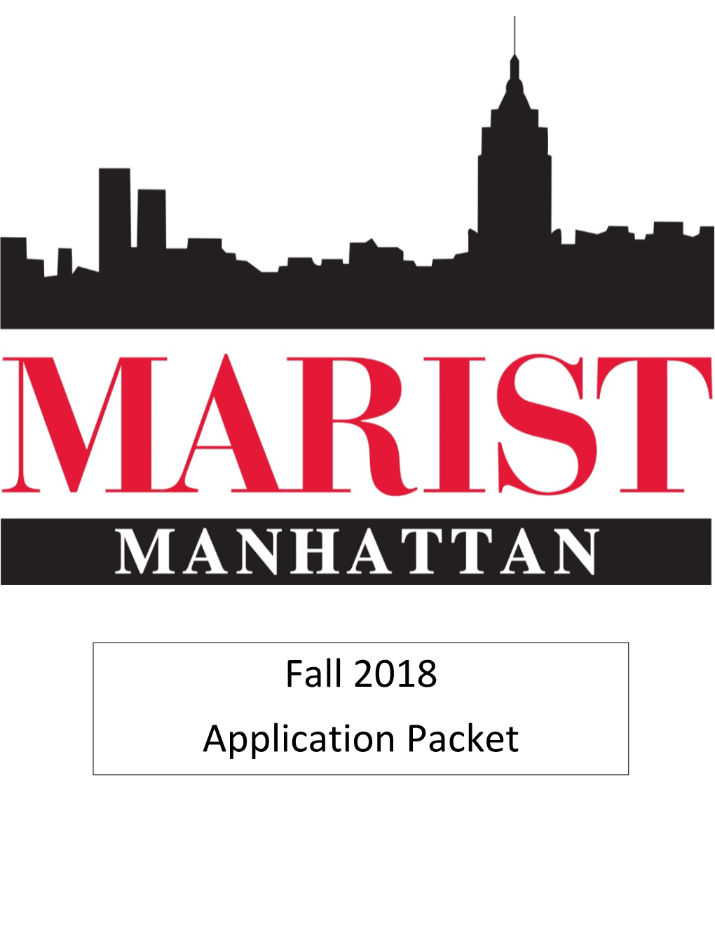 Fall 2018 Application Packet