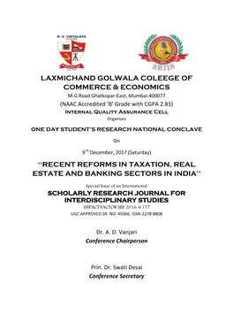 Laxmichand Golwala Coleege of Commerce & Economics