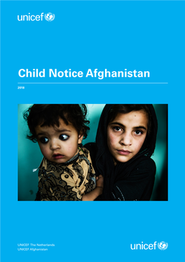 Child Notice Afghanistan