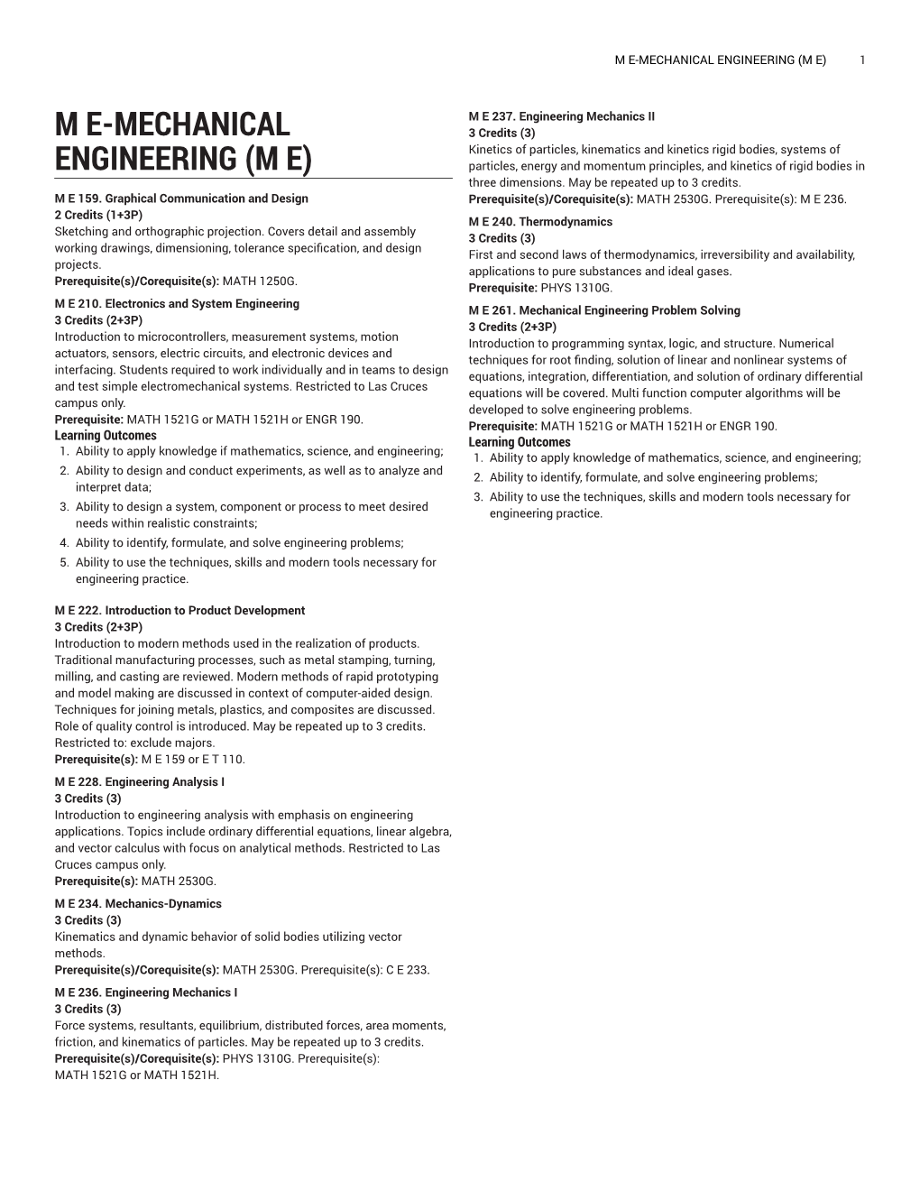 M E-Mechanical Engineering (M E) 1