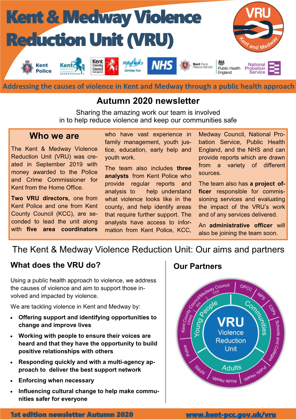 Kent & Medway Violence Reduction Unit (VRU)