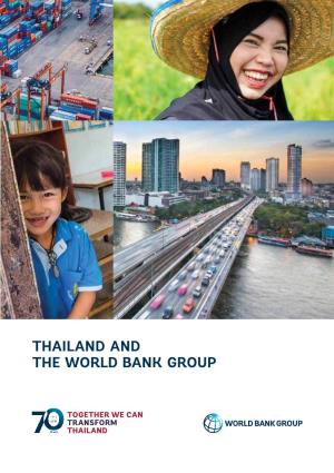 Thailand and the World Bank Group