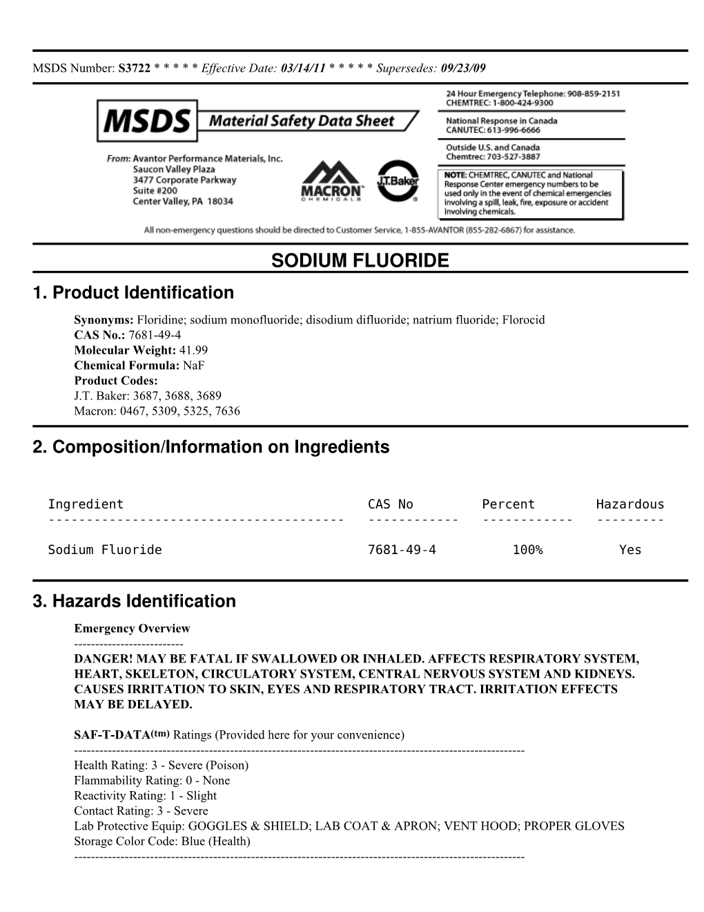 Sodium Fluoride Jtbaker.Pdf