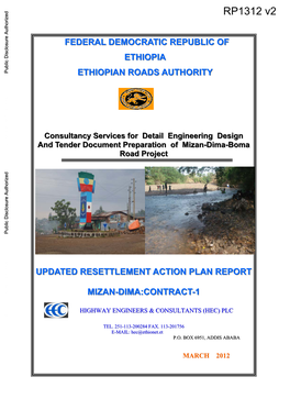 Federal Democratic Republic of Ethiopia Ethiopian Roads Authority