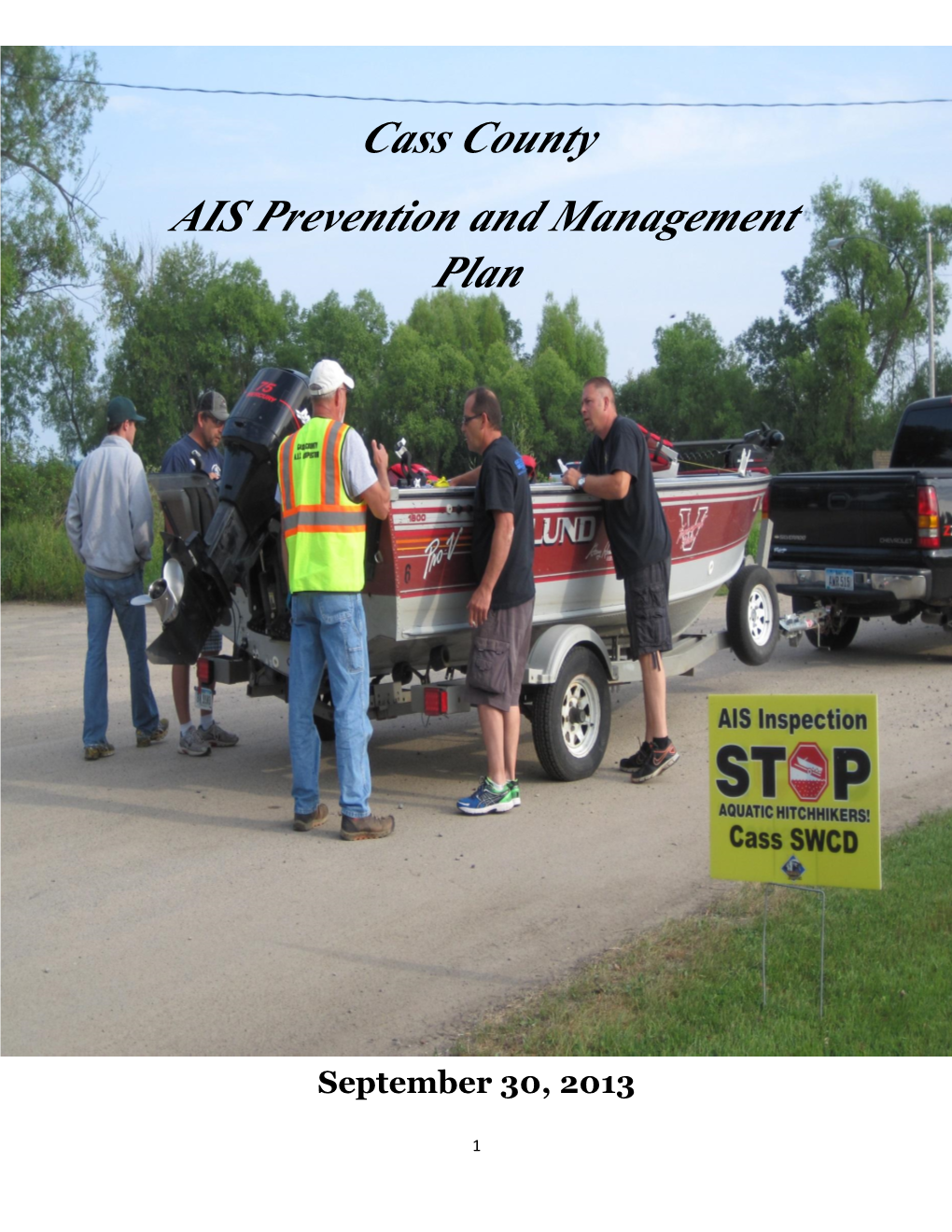 Cass County AIS Prevention and Management Plan