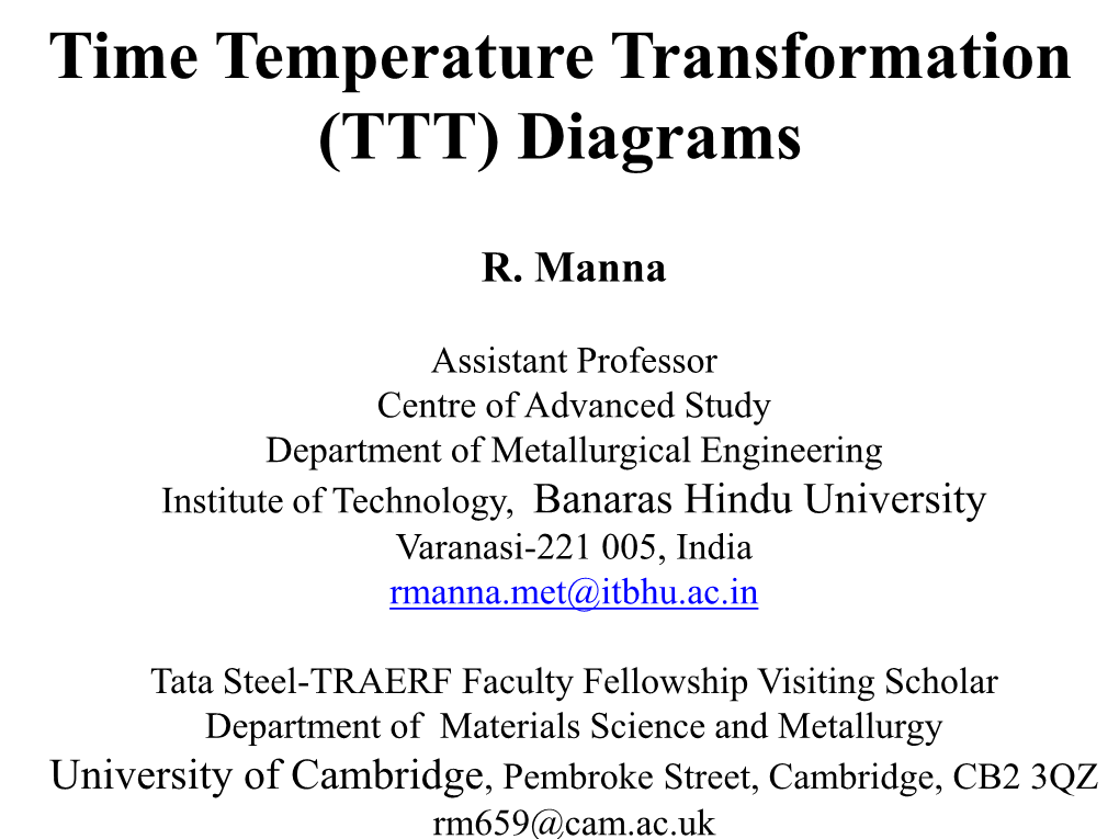 (TTT) Diagrams