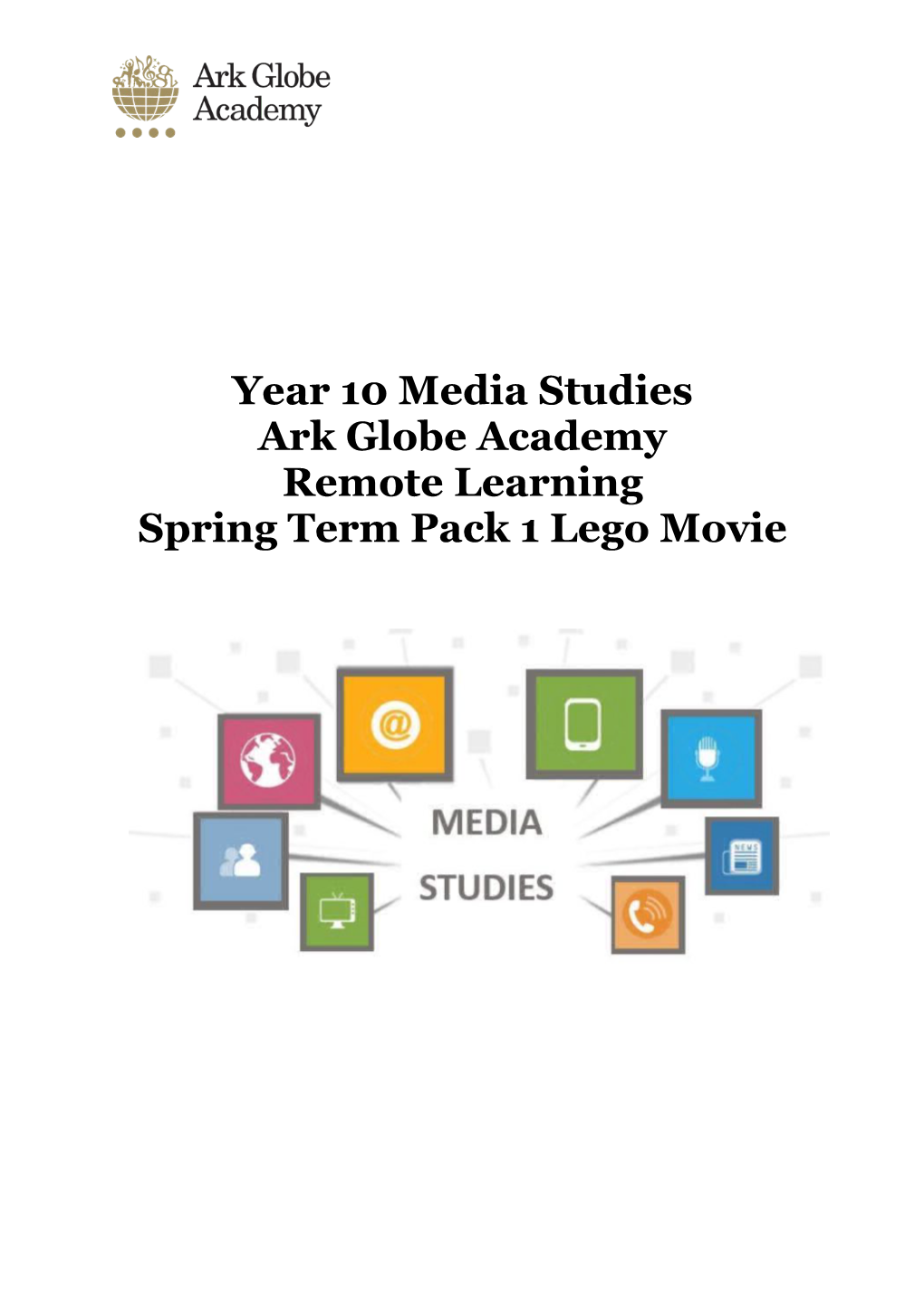 Year 10 Media Remote Learning Spring Pack 1.Docx