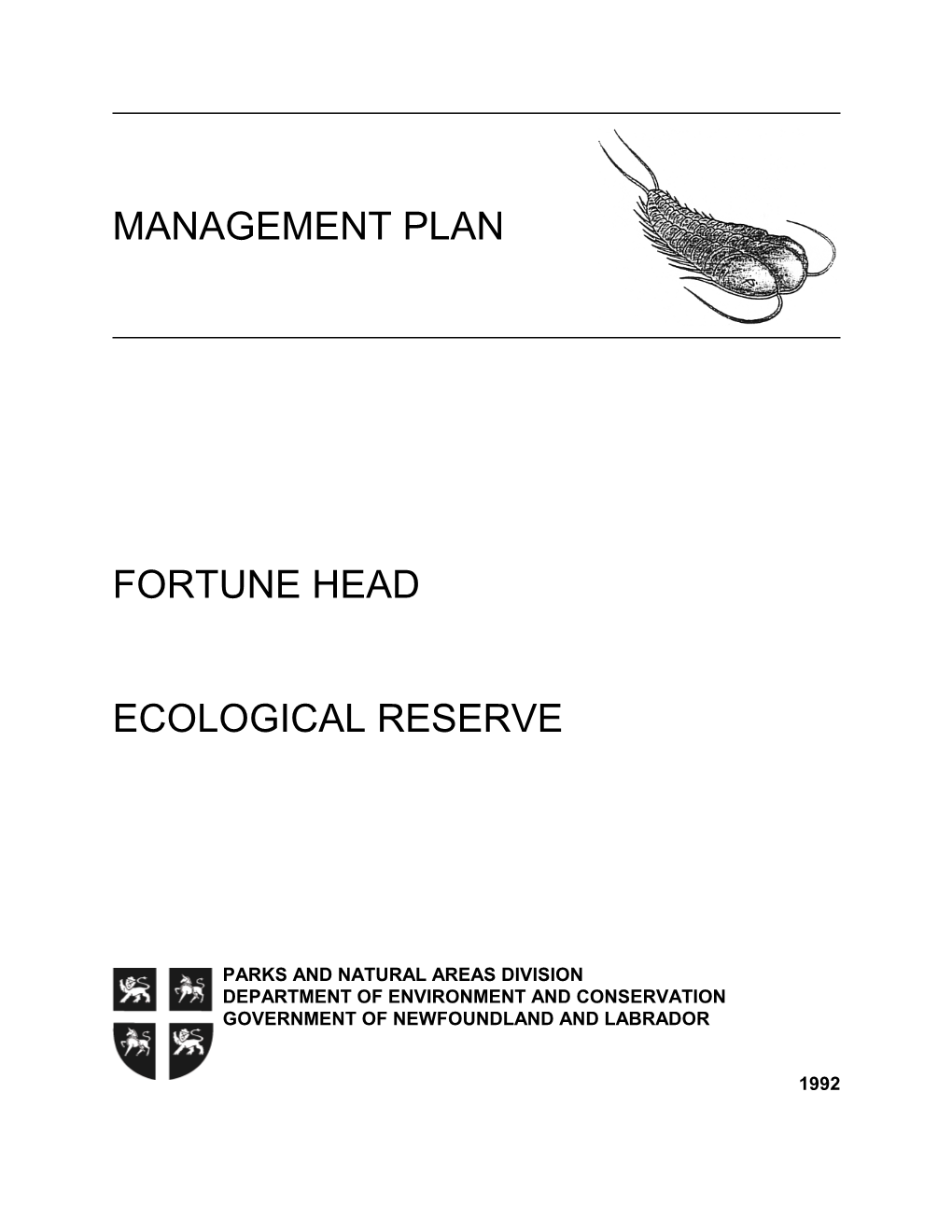 Fortune Head Ecological Reserve Management Planopens in New