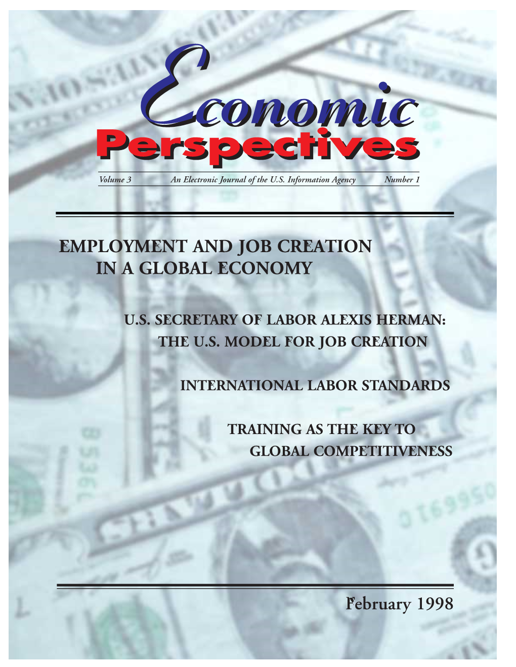 Employment and Job Creation in a Global Economy