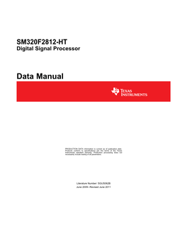 Digital Signal Processor. Datasheet