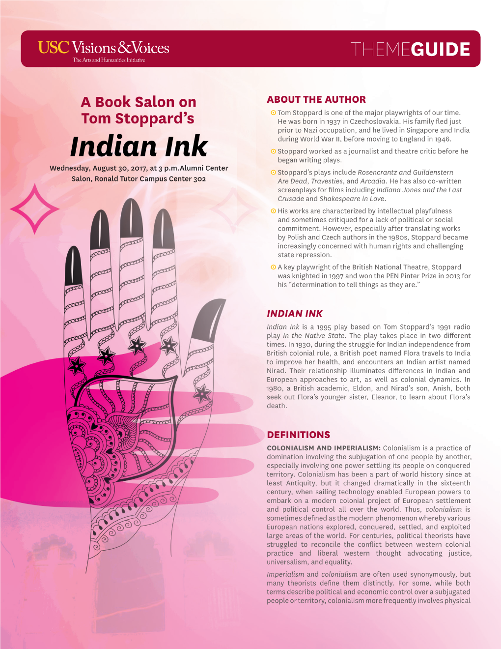 Indian Ink Began Writing Plays