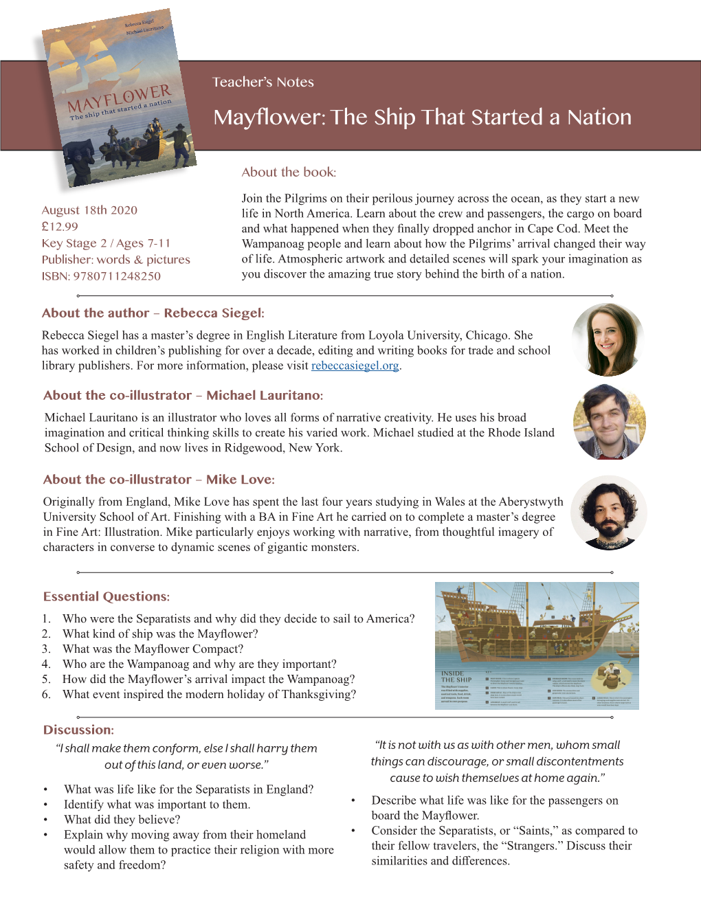 Mayflower: the Ship That Started a Nation