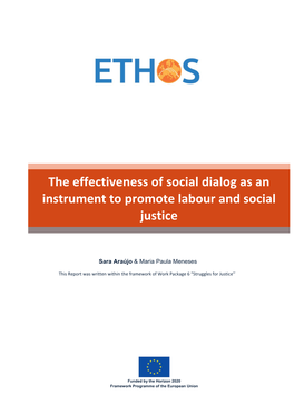 The Effectiveness of Social Dialogue As an Instrument to Promote Labour Justice – Country Report Austria