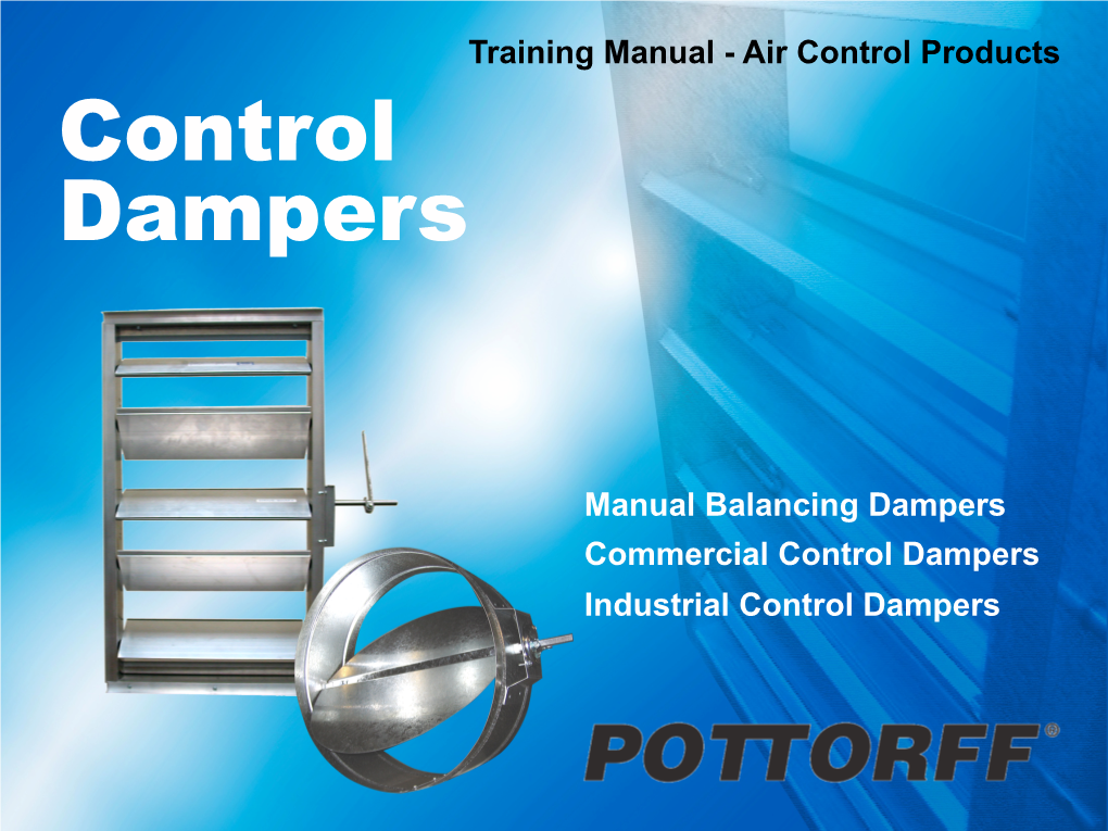 Control Damper Training Manual