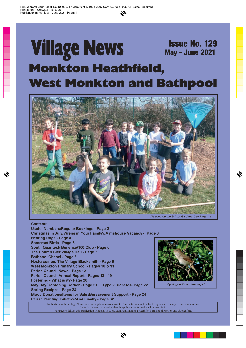 June 2021 Monkton Heathfield, West Monkton and Bathpool