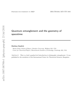 Arxiv:1807.08790V1 [Physics.Pop-Ph] 23 Jul 2018