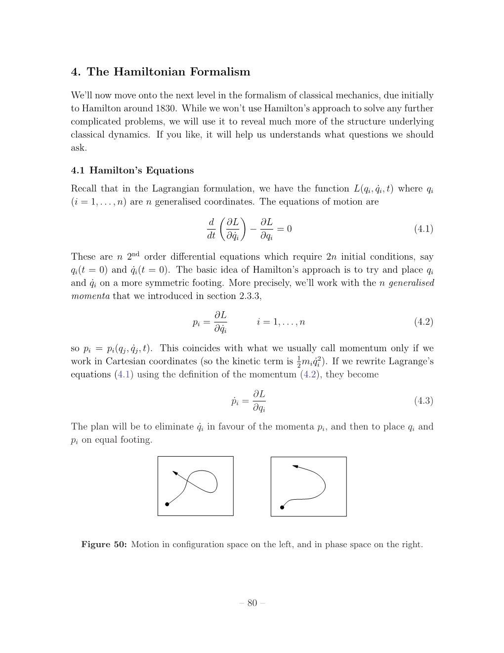 4. the Hamiltonian Formalism