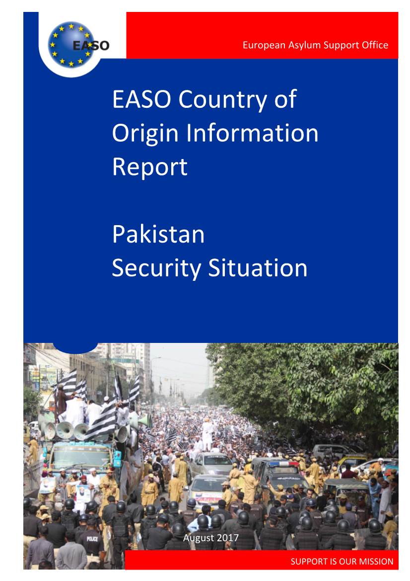 EASO Country of Origin Information Report Pakistan Security Situation