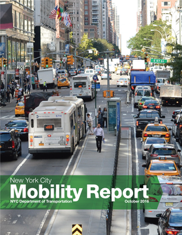 New York City Mobility Report NYC Department of Transportation October 2016