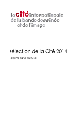 Sélection De La Cité 2014