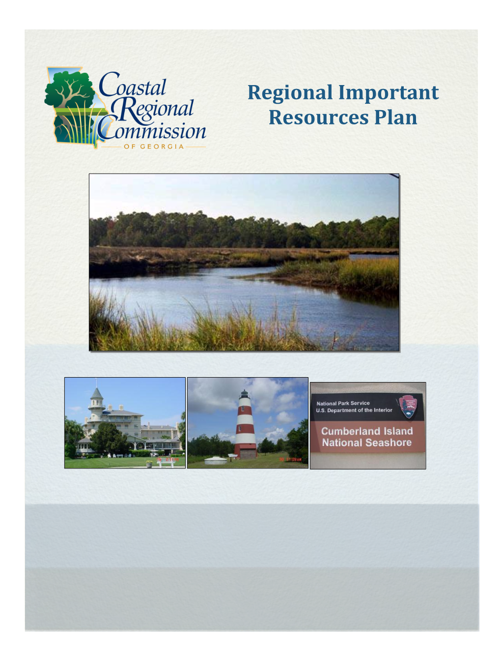 Coastal Regional Commission Regional Resource Plan