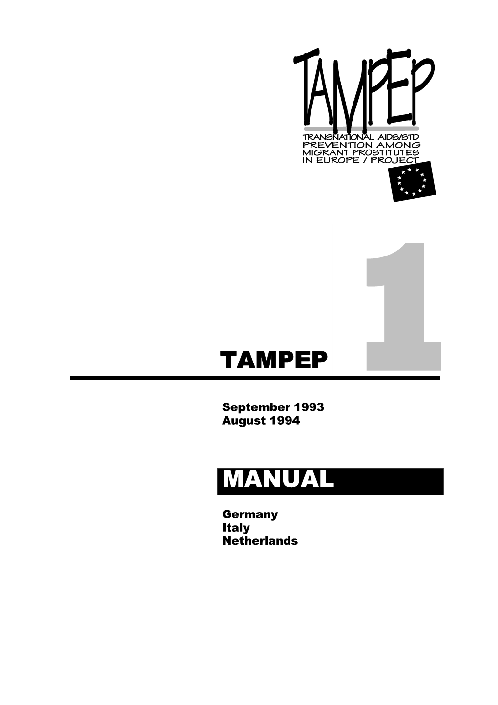 1994: Manual Services for Sex Workers 1994