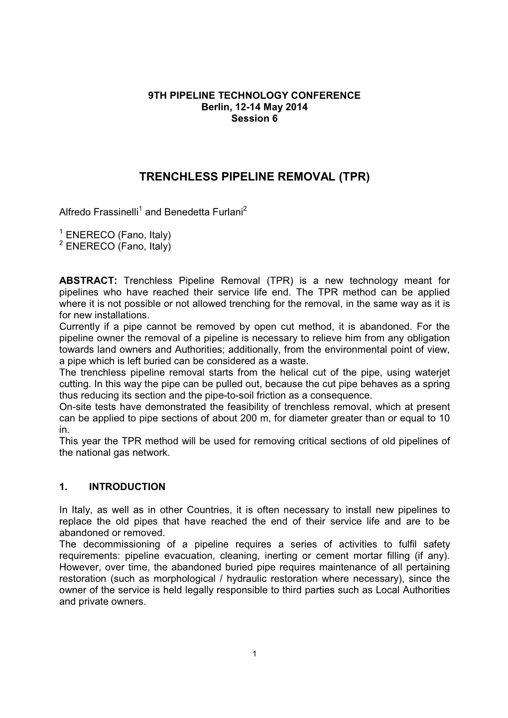 Ptc 2014 TPR Paper