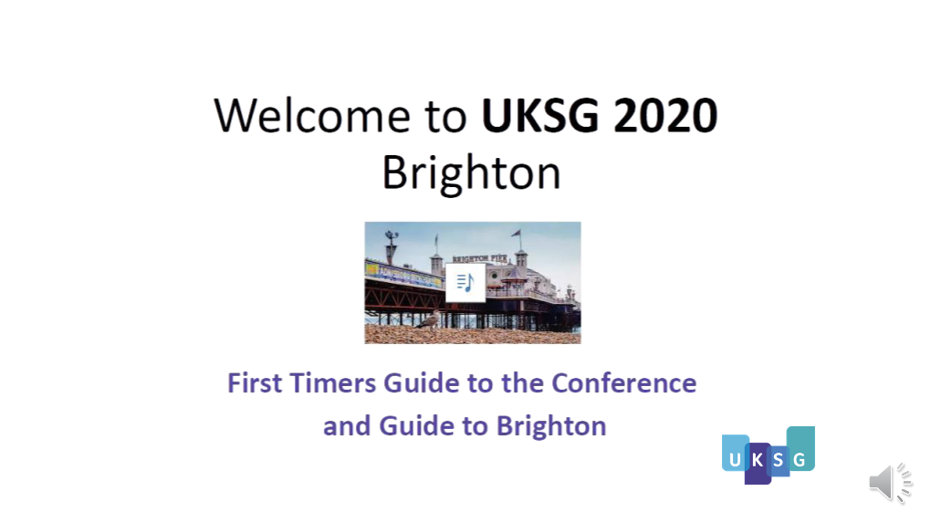 Welcome to UKSG 2020 Brighton