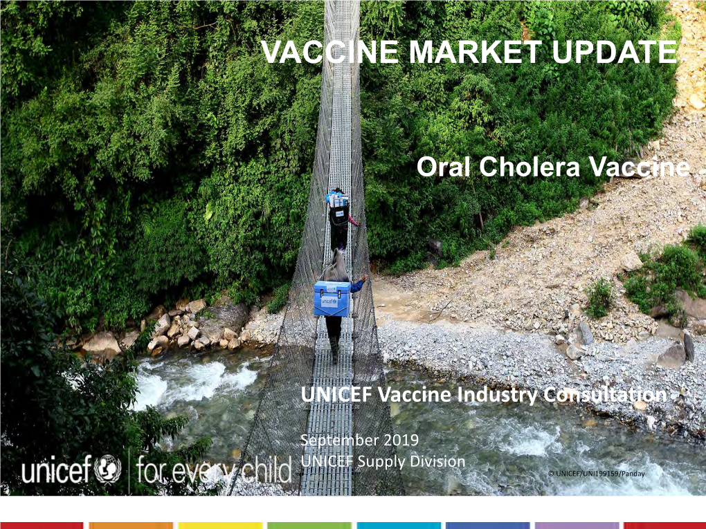 Oral Cholera Vaccine (OCV)