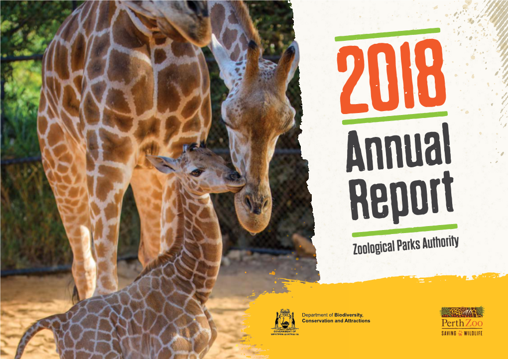 2018 Annual Report, Zoological Parks Authority