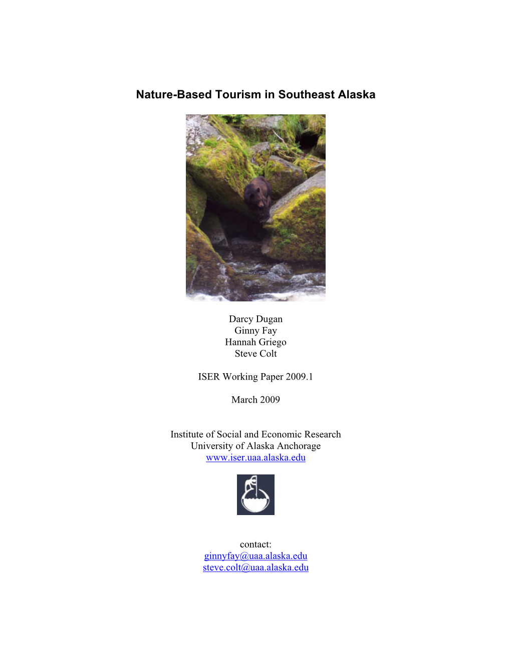 Nature-Based Tourism in Southeast Alaska