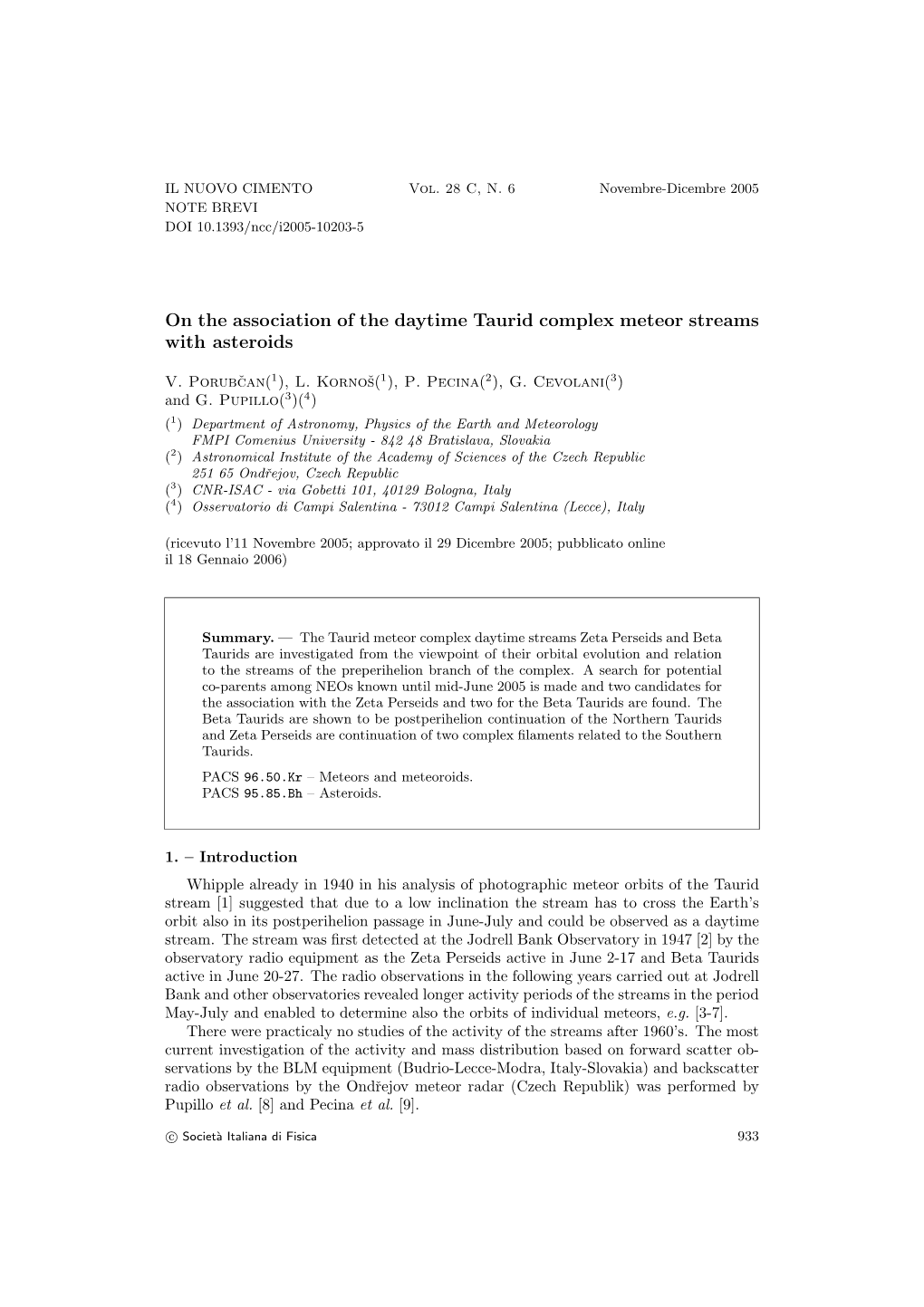 On the Association of the Daytime Taurid Complex Meteor Streams with Asteroids