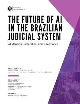 Recommendations for Ai Governance in the Brazilian Judiciary