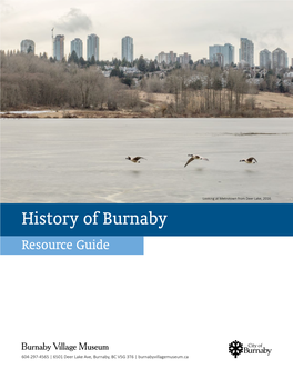 History of Burnaby Resource Guide