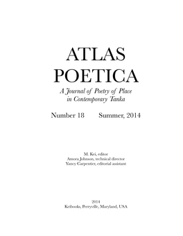 Atlas Poetica Issue 18