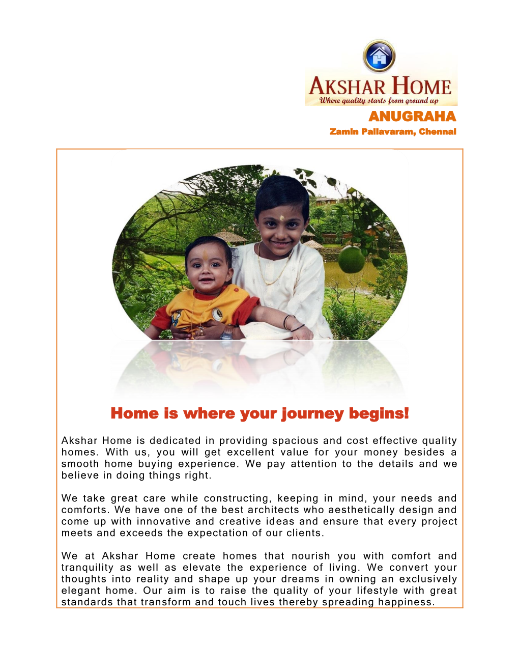 Home Is Where Your Journey Begins!