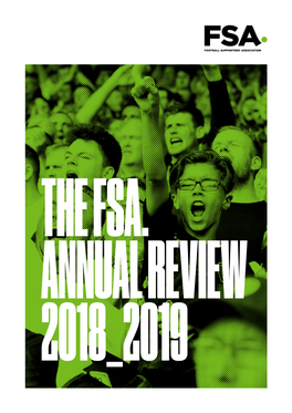 FSA Annual Review 2018-19
