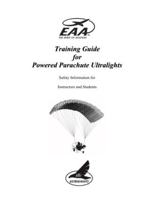 Training Guide for Powered Parachute Ultralights