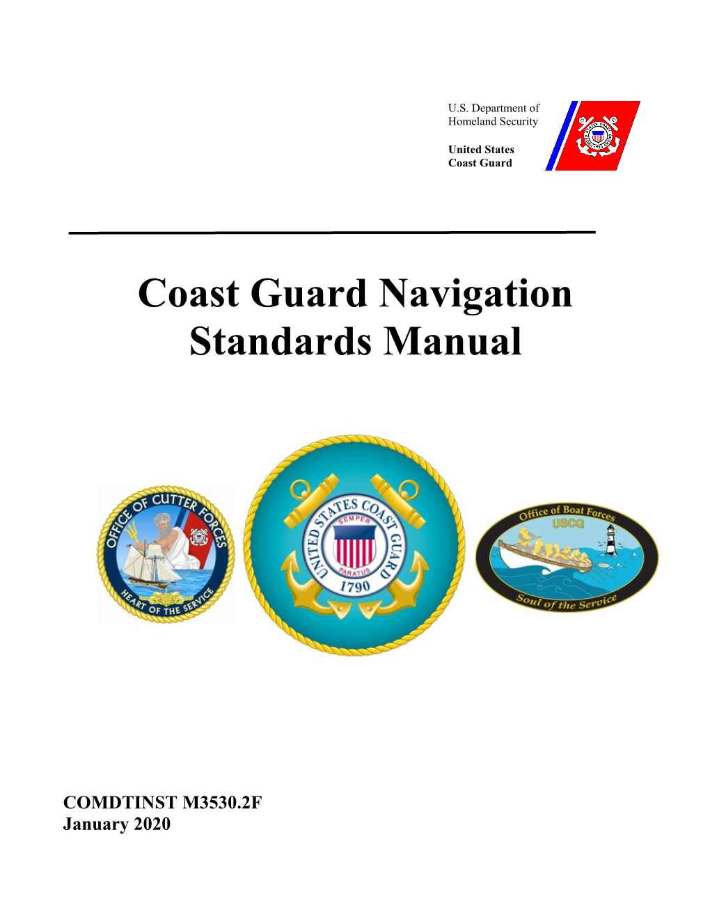 Coast Guard Navigation Standards Manual